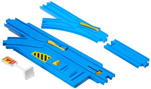 タカラトミーTAKARA TOMY プラレール 自動ターンアウトレールターンアウトレールL1本・1/2直線レール1本付 R-19