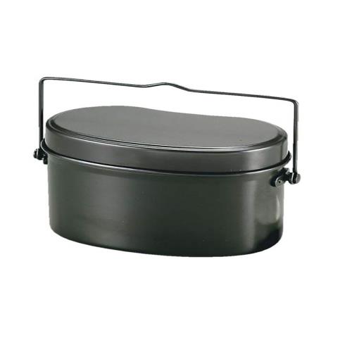 キャプテンスタッグCAPTAIN STAG 林間 兵式ハンゴー4合炊き ブラック 幅180奥行110高さ135mm M-5545