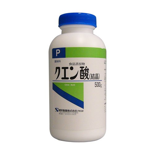 健栄製薬 食品添加物クエン酸 粉末 500g