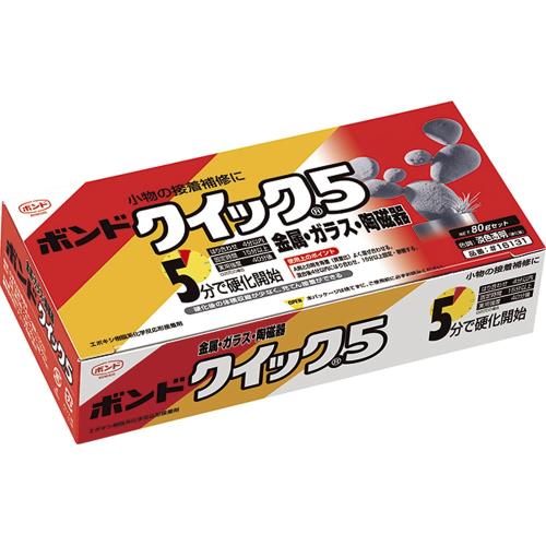 コニシKONISHI ボンドクイック5 80ｇセット箱 #16131
