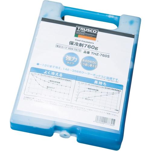 TRUSCOトラスコ 保冷剤 760g 強冷タイプ 長時間 防災 日本製 THZ-760S