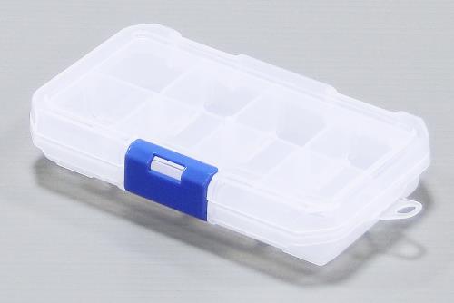 JEJアステージ パーツストッカー 155スリム浅型 付属仕切板7枚付き W約15.5×D約9.3×H約3.3cm PS-155HA 日本製 ケース 工具 収納