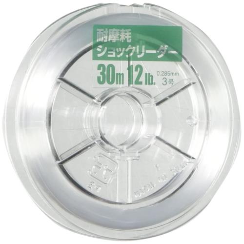 ヤマトヨテグスYAMATOYO リーダー 耐摩耗 ショックリーダー ナイロン 30m 3号 12lb クリア