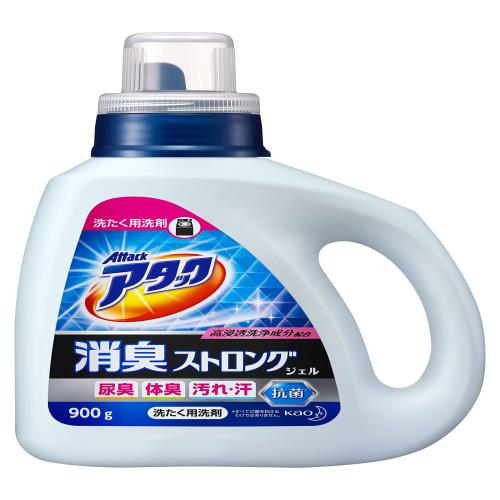 アタック 消臭ストロング ジェル 洗濯洗剤 液体 本体 900g