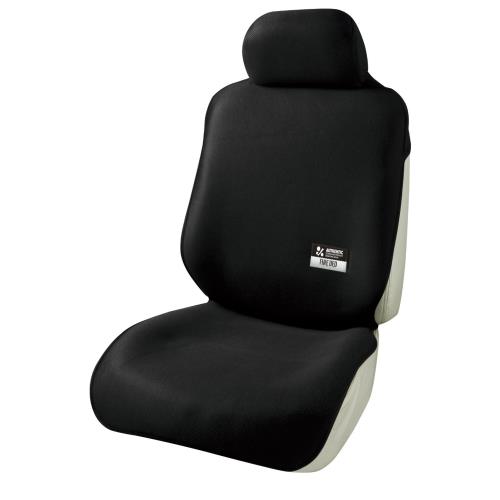 ボンフォームBONFORM シートカバー ファインデオ 軽/普通車 フロント1枚 消臭・抗菌 取付簡単 丸洗いOK フロント-1 ブラック 4023-10BK