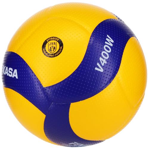 ミカサMIKASA バレーボール 4号 日本バレーボール協会検定球 中学生・婦人用 イエロー/ブルー V400W 推奨内圧0.3kgf/？