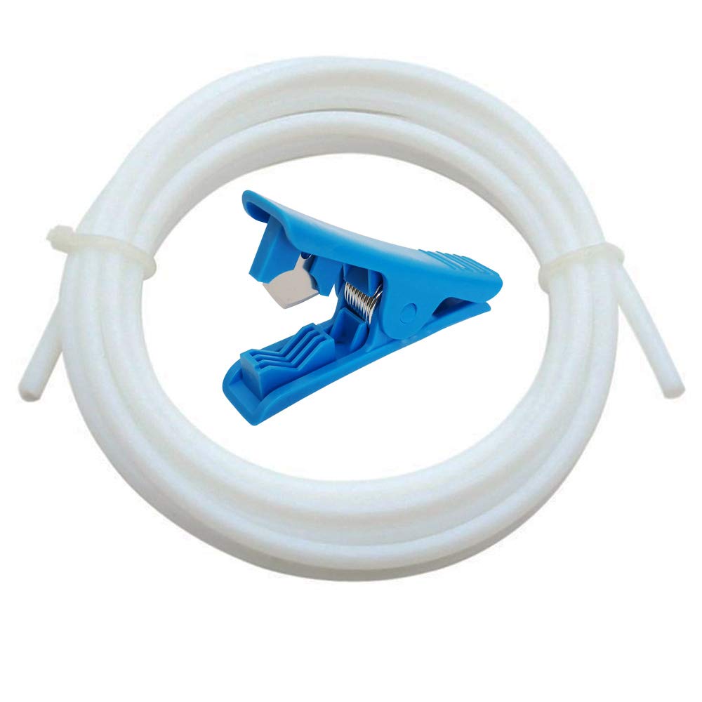 CESFONJER PTFEテフロンチューブ8M / 26.2ft- 2mm ID X 4mm外径1.75フィラメントBowden 3Dプリンター - アレンテックPTFEテフロンチューブ+ PTFE