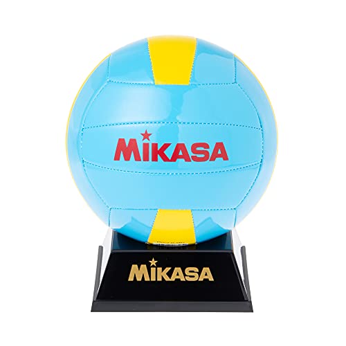 ミカサMIKASA ドッジボール記念品用マスコット 化粧ケース入 サックス/黄 PKC2-D-SBY