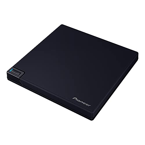 パイオニアPioneer Windows11対応 Ultra HD Blu-ray UHDBD再生対応 マットブラック クラムシェルタイプブルーレイドライブ USB3.2接続外付ポータブル BDR-X