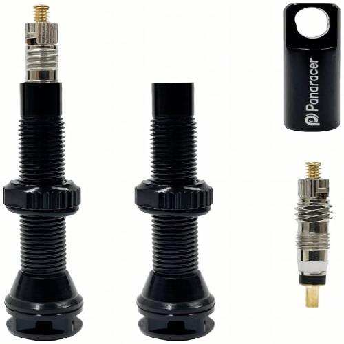 パナレーサーPanaracer 用品 チューブレスバルブ 仏式 44mm 60mm 80mm チューブレス対応リム用 仏式44mm TLV-44-B ブラック