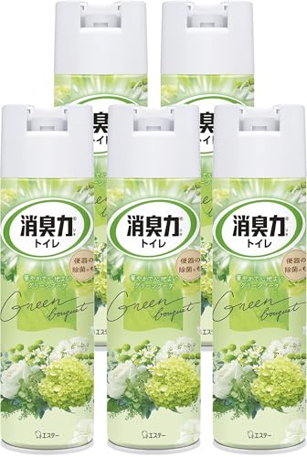 消臭力 まとめ買い トイレ用 スプレー グリーンブーケ 365m L×5個 トイレの消臭力スプレー トイレ 消臭剤 消臭 芳香剤 消臭スプレー