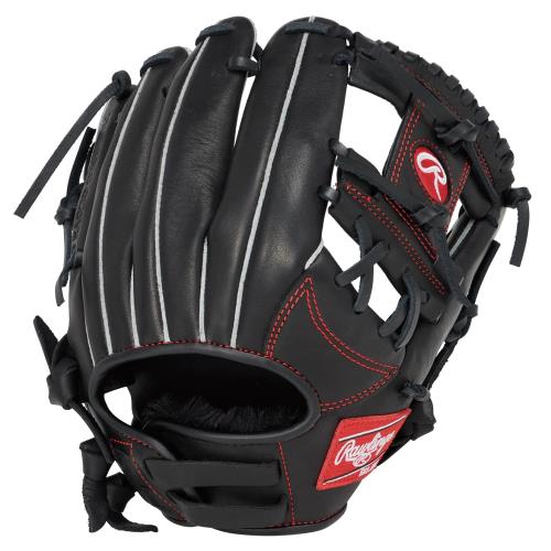 ローリングスRawlings 野球用 グラブ グローブ 軟式/ソフトボール兼用 JR. ジュニア 子供 小人 少年 PLAY MAKER プレイメーカー オールラウンド用 GJXPMBFS1 ブラック