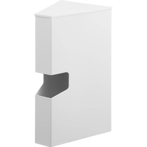 山崎実業Yamazaki マグネット プラスチックバッグケース ホワイト W9×D10.5×H22.6cm タワー tower 浮かせる収納 アイラップ収納 調理用ポリ袋 収納ケース 1616