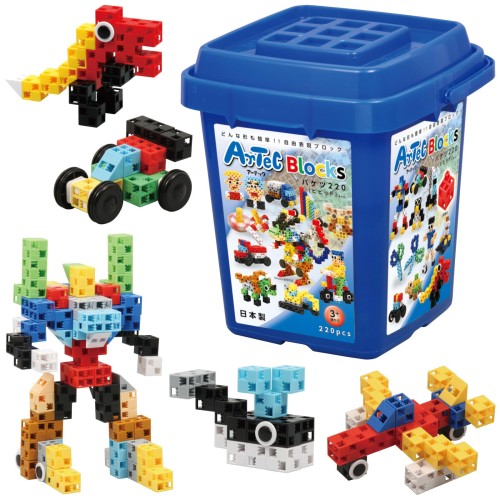 アーテック (Artec) Ar Tecブロック バケツ ビビット 220ピース 76536