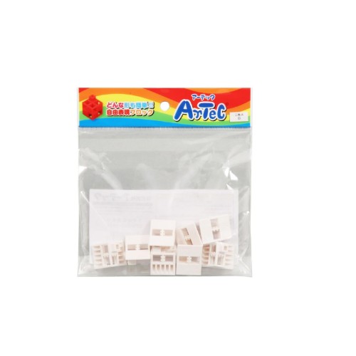 アーテック Ar Te Cブロック 三角 A 単品 8個セット 77813 白