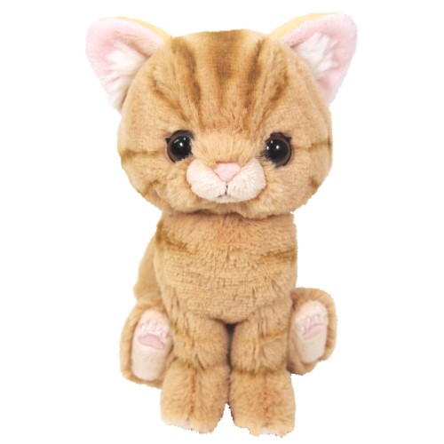 サンレモン(Sun Lemon) キトン アメリカンショートヘア ブラウン 14.9×16.3×7.2cm ぬいぐるみ アニマル 猫 P-7531