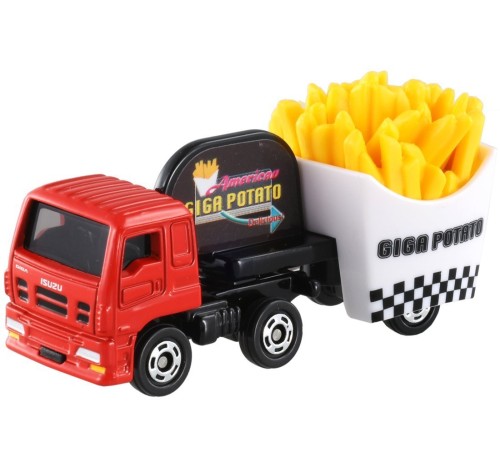 タカラトミー(TAKARA TOMY) 『 トミカ No.55 いすゞ ギガ フライドポテトカー(箱) 』 ミニカー 車 おもちゃ 3歳以上 箱入り 玩具安全基準合格 STマーク認証 TOMICA