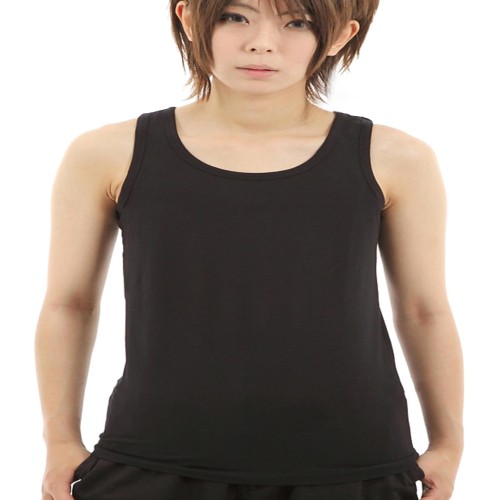 「minette earth ミネットアース 」胸つぶし ナベシャツ 堂々男胸 タンクトップ 男女兼用 バスト 補正 下着 大きい 小さい サイズ 段階 調節 フック＆ゴム (黒M)