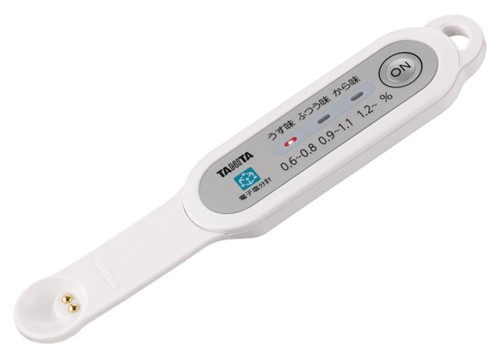 タニタ(Tanita) 塩分計 ホワイト 防水 SO-312 WH しおみスプーン -