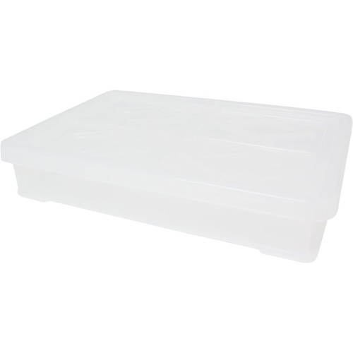 サンコープラスチック(Sanko Plastic) 保存容器 フードテナー No.2 クリア 幅45.5×奥行30.7×高さ9cm 本体1個 フタ1個 20個セット 日本製 ケース販売 プラスチック 