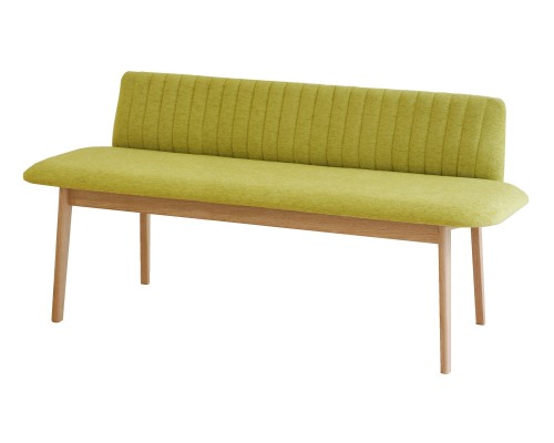 モリタインテリア工業 ベンチ ナチュラル/ノエルミモザ 幅138×奥行53×高さ43×座高43cm ミラージュ セティ 281627