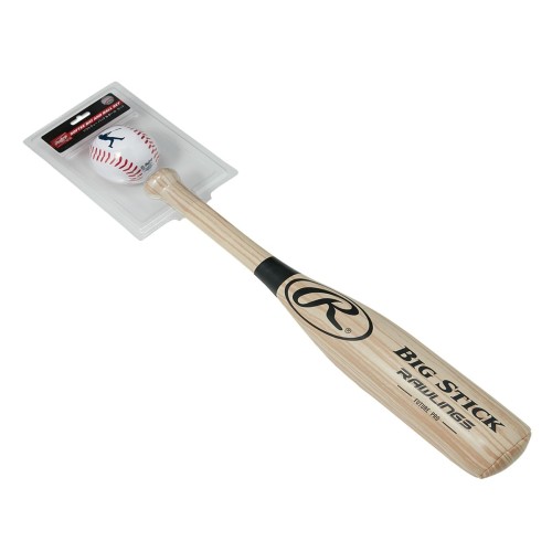 ローリングス(Rawlings) 野球 バッティング ソフト バット ボール セット キッズ 子供 幼児 おもちゃ バット ボール付き 8002-NAT 未就学児 ナチュラル