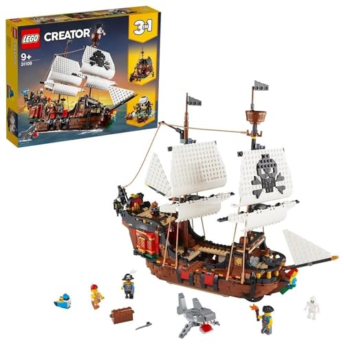 レゴ(LEGO) クリエイター 海賊船 おもちゃ 玩具 誕生日 プレゼント ブロック 男の子 女の子 子供 9歳 10歳 11歳 小学生 乗り物 船 ボート 乗り物 車 ミニカー 31109