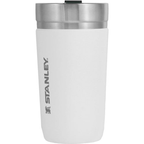 STANLEY(スタンレー) ゴー真空タンブラー 0.47L ホワイト 蓋付き 真空断熱タンブラー ステンレス コーヒー 保温保冷 食洗機対応 保証 (日本正規品)