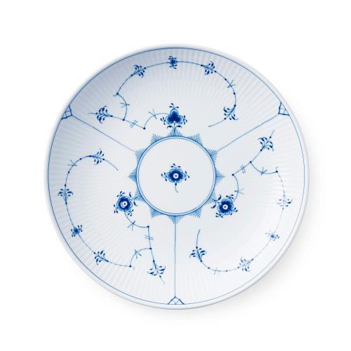 正規輸入品 ROYAL COPENHAGEN(ロイヤルコペンハーゲン) ブルーフルーテッド プレイン プレート 皿 25cm 結婚祝い プレゼント 1016777