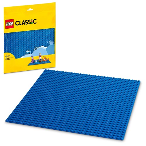 レゴ(LEGO) クラシック 基礎板 (ブルー) おもちゃ 玩具 誕生日 プレゼント ブロック 知育 男の子 女の子 子供 4歳 5歳 6歳 ごっこ遊び おままごと 街づくり 11025