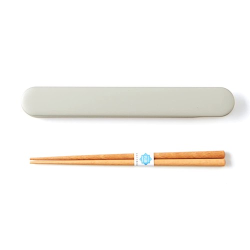 竹中 箸 mayu マユ 箸箱セット グレー 箸18cm