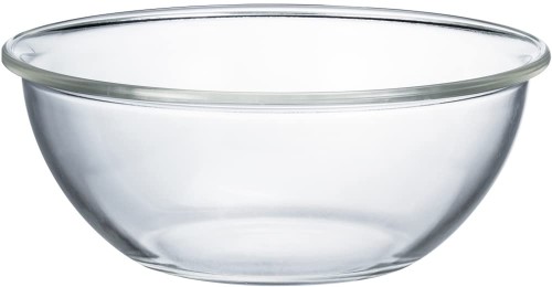 HARIO(ハリオ) 耐熱ガラス製 浅型 ボウル 2000ml BUONO kitchen マルチ ボール クリア 日本製 MXPA-200-BK