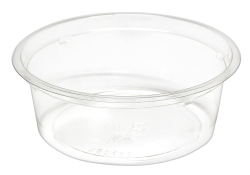 リスパック(Risupack) 使い捨て 容器 テイクアウト ランチ 弁当 透明カップ クリア 本体 350ml 50個入 バイオカップ G250 BL 日本製 PABC113