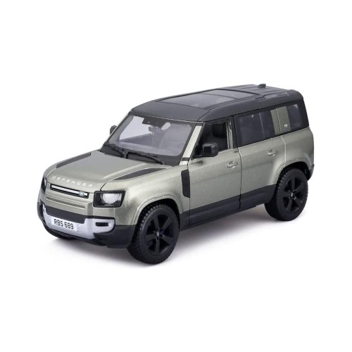 Bburago（ブラーゴ） 1/25 ランドローバー 2022 ディフェンダー 110 グリーン ミニカー ダイキャストカー 完成品 18-21101 GN