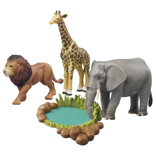 タカラトミー(TAKARA TOMY) 『 アニア AA-01 サバンナの人気動物セット 』 動物 恐竜 リアル 動く フィギュア おもちゃ 3歳以上 玩具安全基準合格 STマーク認証 ANIA TA