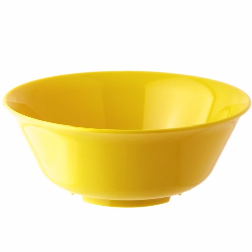 ナガオ 割れない食器 ライト ラーメンどんぶり 19cm 1170ml イエロー 食洗機 電子レンジ 使用可 日本製 1717Y