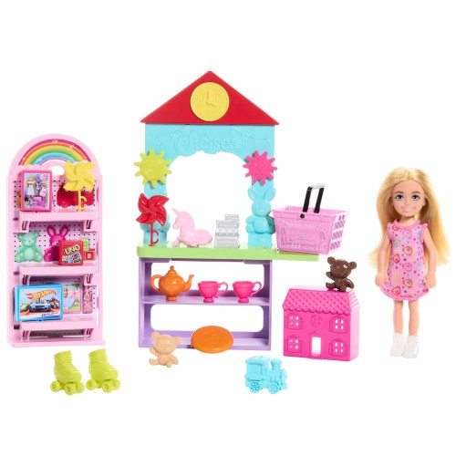 バービー(Barbie) チェルシーとはじめてのおもちゃやさん きせかえ人形・ハウス ままごと・ごっこ遊び 3歳から HNY59
