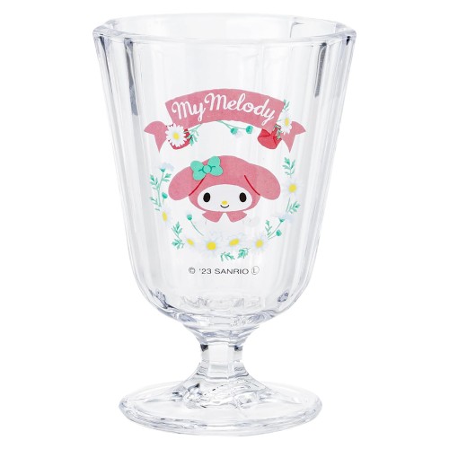 サンアート サンリオ (SANRIO) マイメロディ グラス 脚付き マイメロ 約190ml 雑貨 サンリオ グッズ ギフト プレゼント 日本製 SAN4215-3