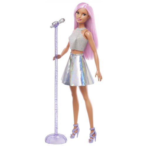 バービー(Barbie) バービー65？ バービーとおしごと ポップスター？ きせかえ人形・ハウス ままごと・ごっこ遊び ドール 3歳から シルバ