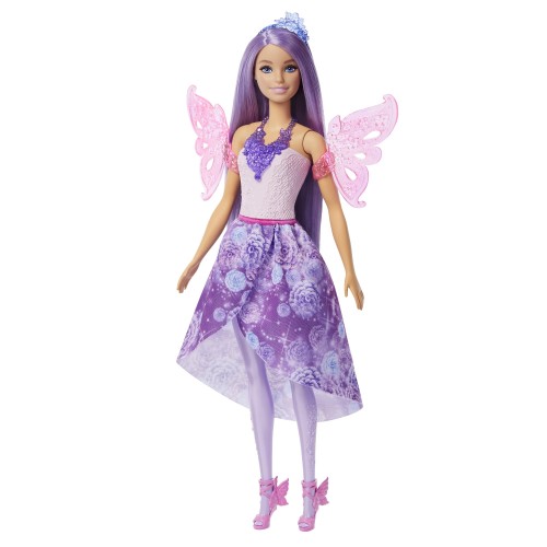 バービー(Barbie) マーメイドとようせいのきせかえセット きせかえ人形・ハウス ままごと・ごっこ遊び バービー人形 3歳から パープル JC