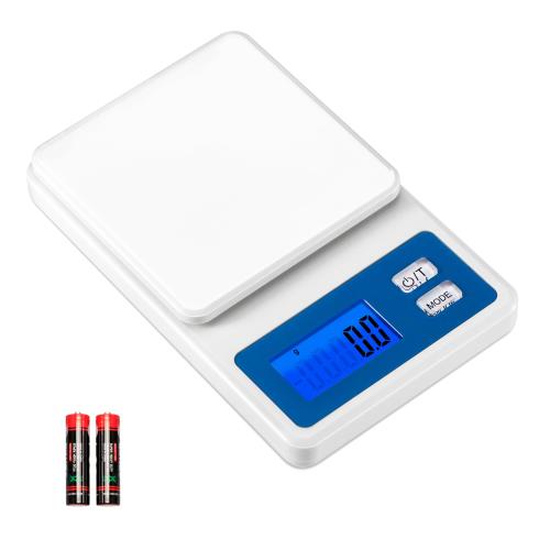 UNIWEIGH デジタルスケール 最大2kg 最小0.1g表示 コンパクトで軽量 スケール 0.1g単位 計量器 はかり キッチン はかり 電子はかり 風袋引き 軽量 薄い 精密計量 便利な収納（ホ