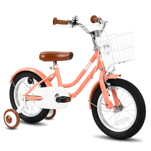 JOYSTAR 子供用自転車 12、14、16、18、20インチ Stitch 前カゴ ベル 補助輪付き キッズバイク バランス感覚 お祝い プレゼント ギフト かわいい 女の子 男の子 ミントグリー