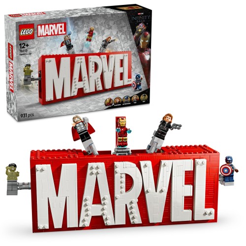 レゴ(LEGO) マーベル マーベル ロゴ＆ミニフィギュア おもちゃ 玩具 誕生日 プレゼント ブロック 男の子 女の子 子供 12歳 13歳 14歳 小学生 マーベル グッズ フィギュア 76313