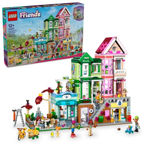 レゴ(LEGO) フレンズ ハートレイクシティのマンションとお店 おもちゃ 玩具 誕生日 プレゼント ブロック 女の子 男の子 子供 12歳 13歳 14歳 小学生 ごっこ遊び おままごと 42670