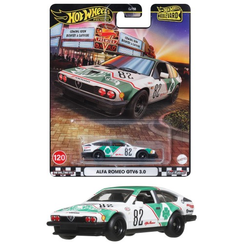 ホットウィール(Hot Wheels) ブールバード アルファロメオ GTV6 3.0 乗り物おもちゃ ミニカー 3歳から グリーン JBL16