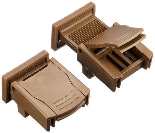 セイエイ(seiei) スーパーマドガチット ブロンズ 5×6.5~9.5×3.4cm 2個入 106991防犯対策 窓 ロック ウインドロック 網戸ストッパードア 子供 安全ロック 指はさみ防止 転
