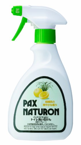 パックスナチュロン トイレ洗い石けん(泡スプレー) 400ml 柑橘 シトラス 無添加 トイレ洗剤 天然由来100% 太陽油脂