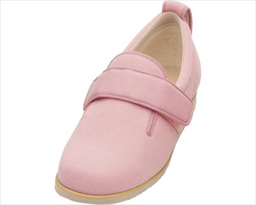 介護シューズ あゆみ ダブルマジックII 施設・院内用 ピンク 3Lサイズ(25.0~25.5cm) 足囲5E 片足(右足)
