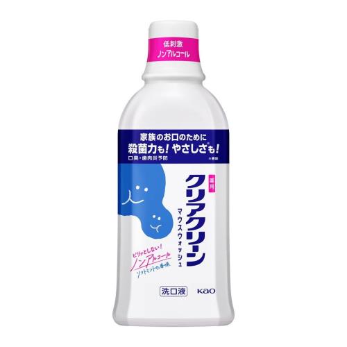 クリアクリーン デンタルリンス ソフトミント 薬用洗口液 ノンアルコールタイプ 600ml [医薬部外品]