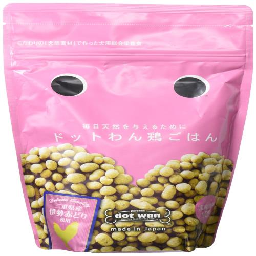 ドットわん ドッグフード 鶏ごはん チキン 500グラム (x 1)